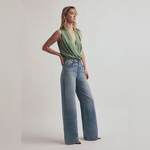 NWT Favorite Daughter THE MASHA SUPER HIGH RISE WIDE LEG
